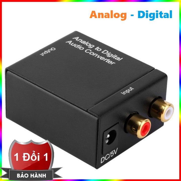Bộ chuyển đổi AV to Optical AV sang Coaxial Analog ra Digital - Bộ AV ra quang