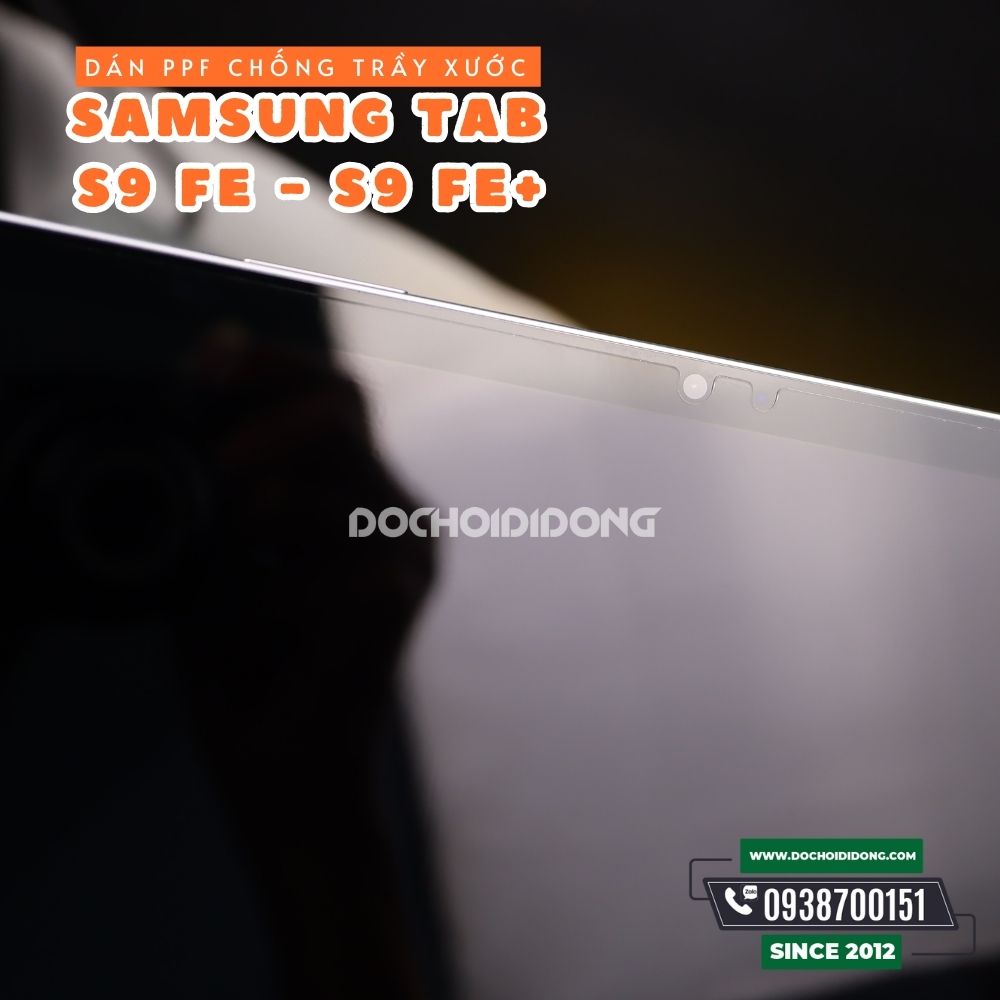 Miếng dán PPF Hydorgen Samsung Tab S9 FE - S9 FE+ Plus trong, nhám cao cấp
