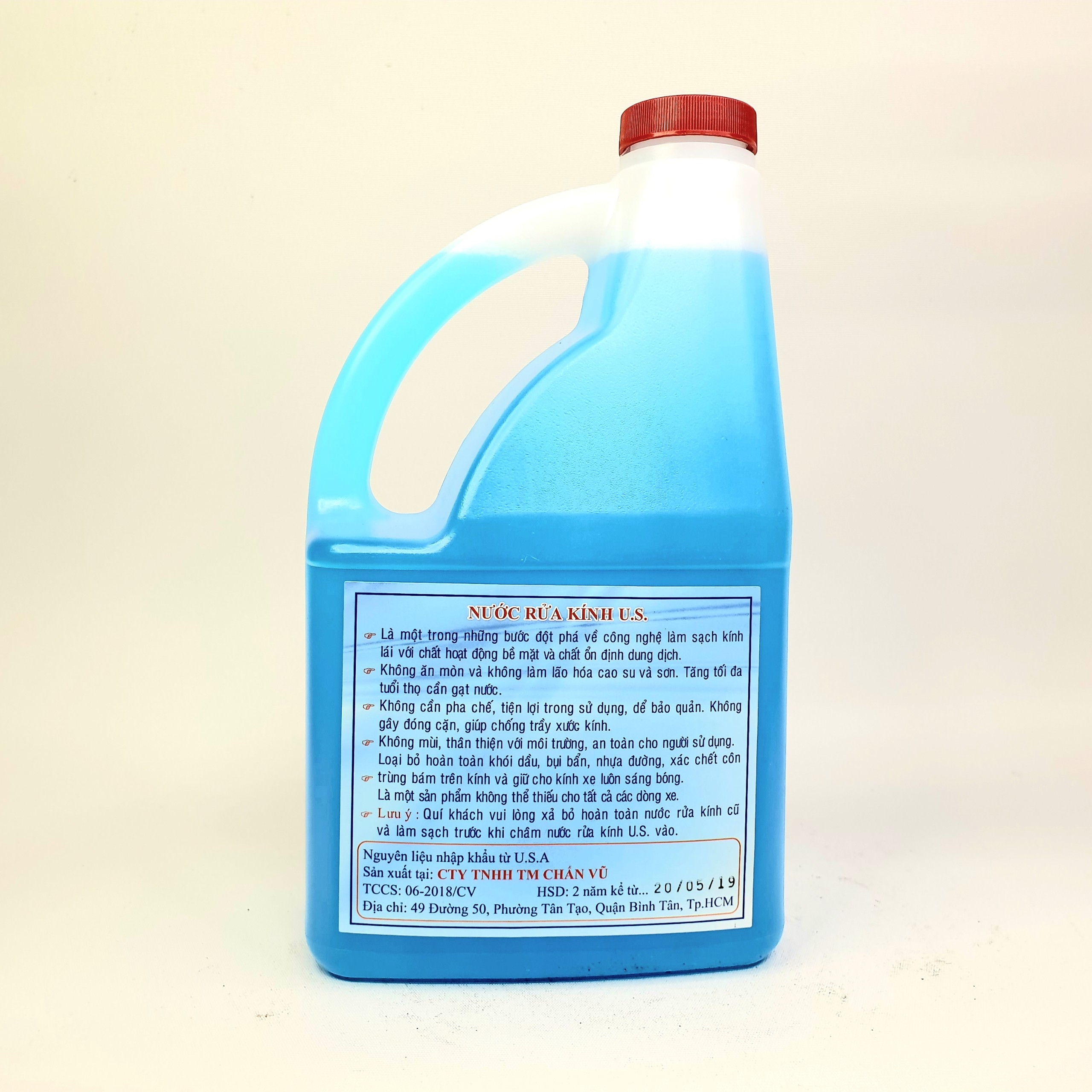 [HCM]Nước rửa kính ô tô U.S 1.8L