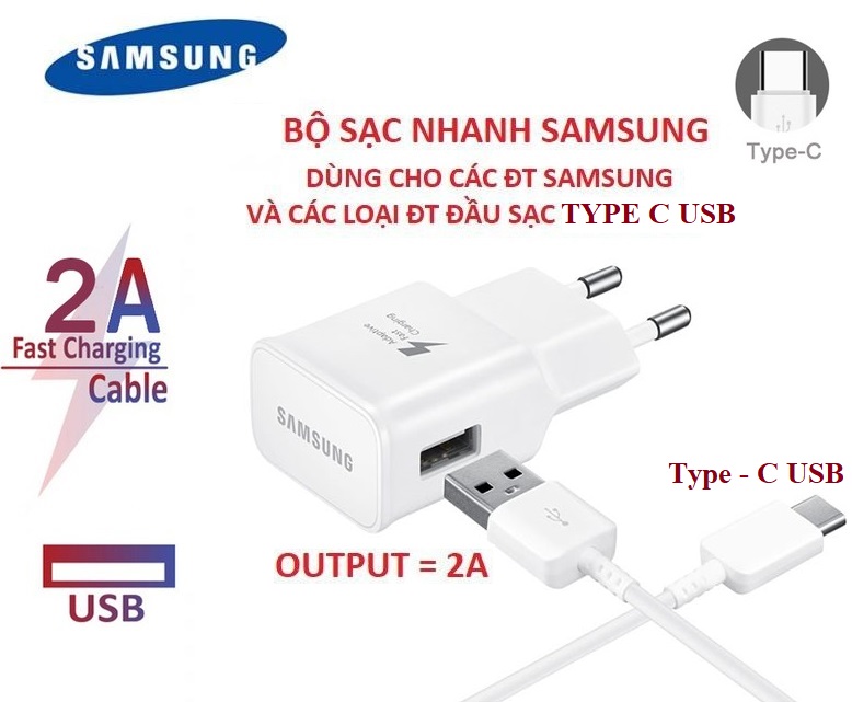 Cáp sạc nhanh 2A Type C cho các dòng máy điện thoại ( SIÊU BỀN )