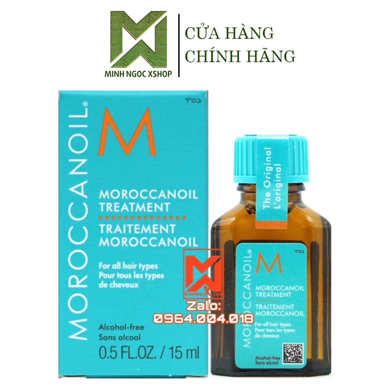 Tinh dầu dưỡng tóc Moroccanoil Treatment Original 10ML - 15ML - 25ML - 100ML - 125ML - 200ML chính hãng