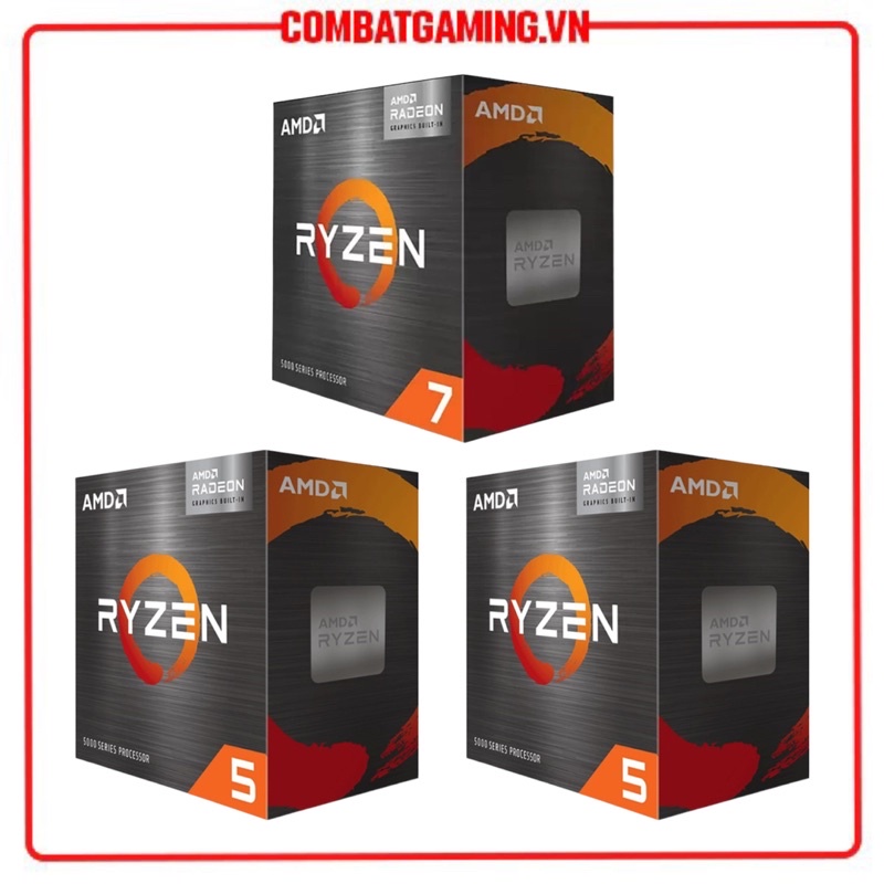 Bộ vi xử lý cpu ryzen 5 4600g 5600g 5700g box chính hãng
