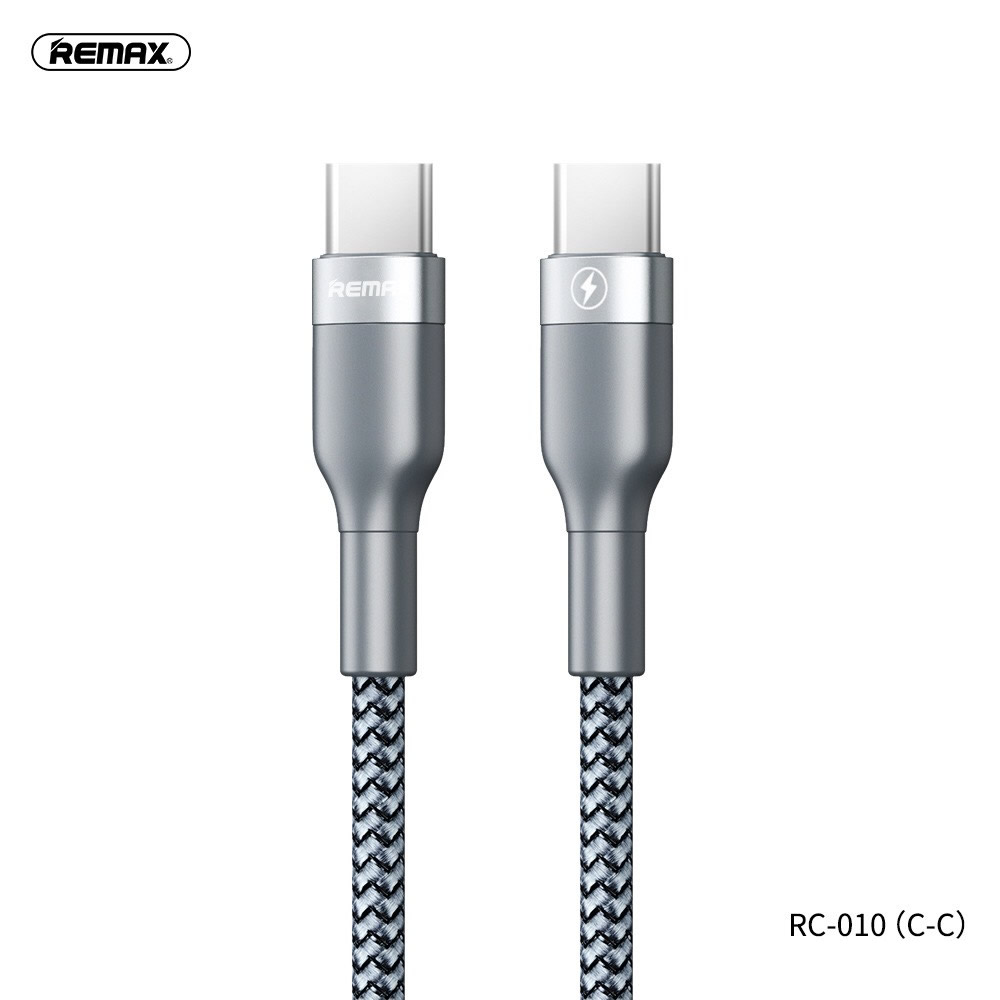 Cáp Sạc Nhanh Type C to Type C Remax RC-010 Dây Dù 1M