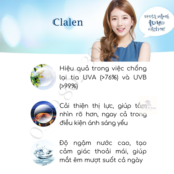 Kính áp tròng màu nâu Soul Brown Hàn Quốc dùng 1 ngày Clalen Iris cho đôi mắt tự nhiên và rạng rỡ (có 0 đến 10 độ)