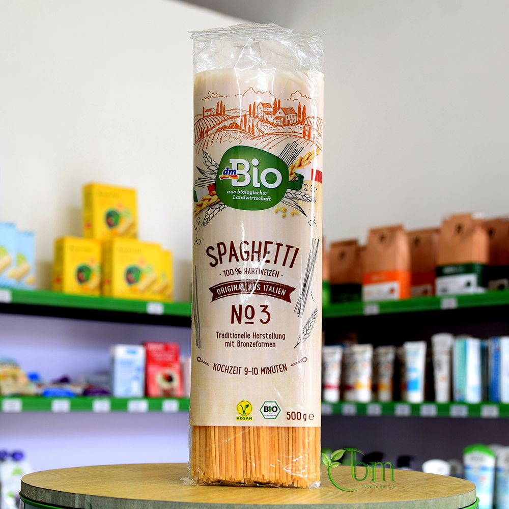 Mì Spaghetti bán Lứt/Lứt hữu cơ Markal/DMbio 500G