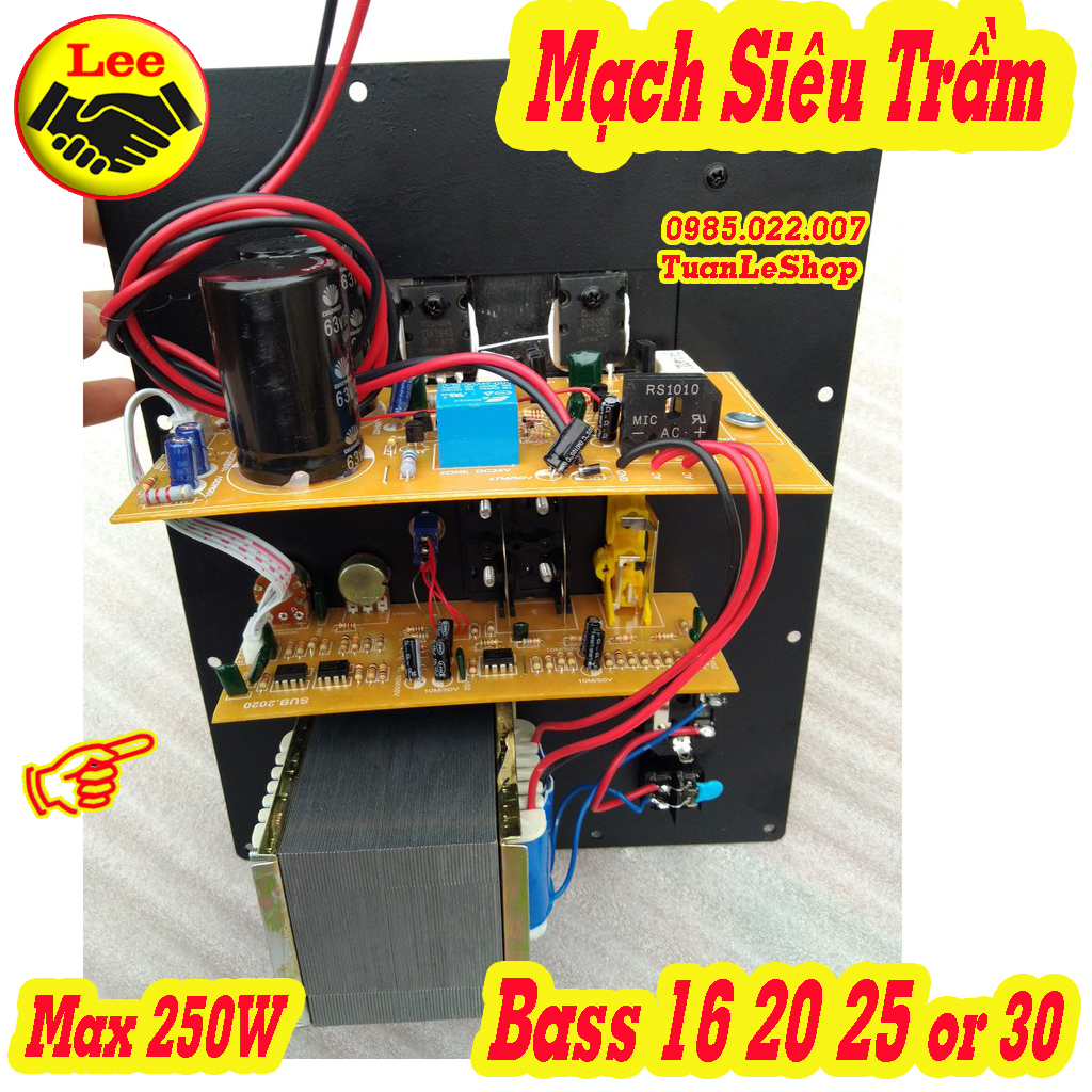 MẠCH SUB ĐIỆN 2 SÒ TOSHI NGUỒN ĐỒNG VUÔNG SỊN SÒ - MẠCH SIÊU TRẦM - MACH SUB , MACH SUP