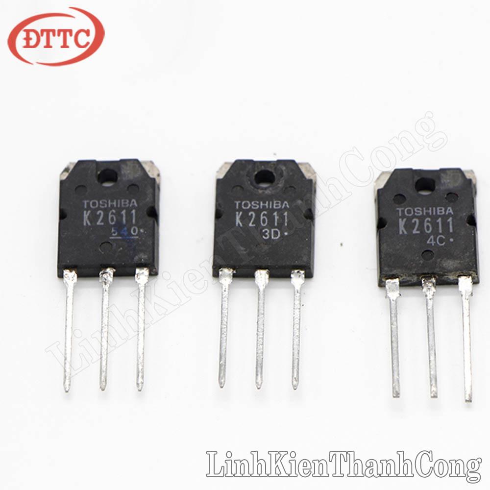 K2611 MOSFET N-CH 9A 900V Tháo Máy