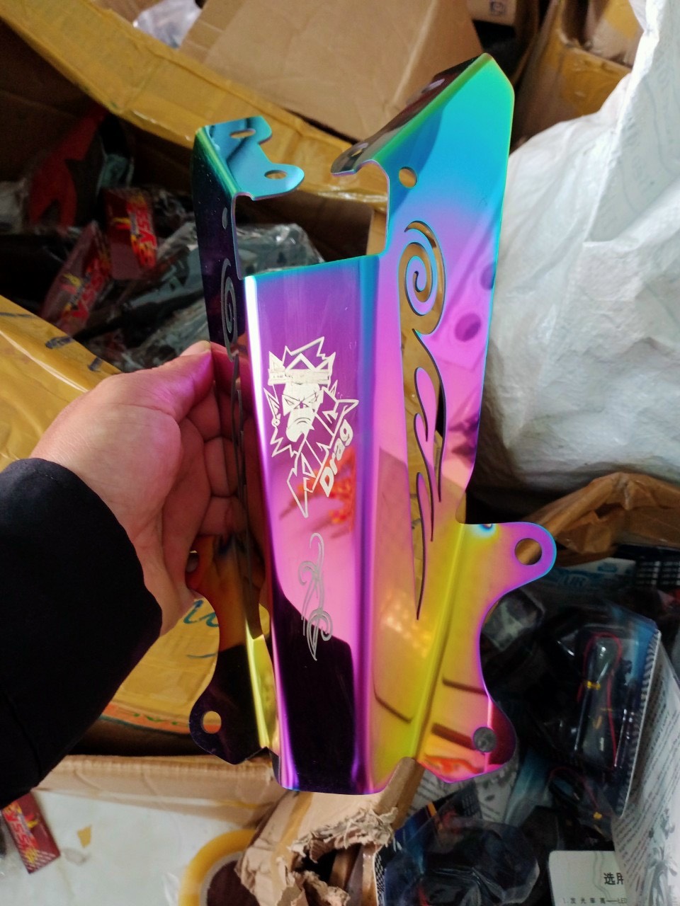 Ôp Dè Titan King Drag lắp đuôi dè zin exciter 150.