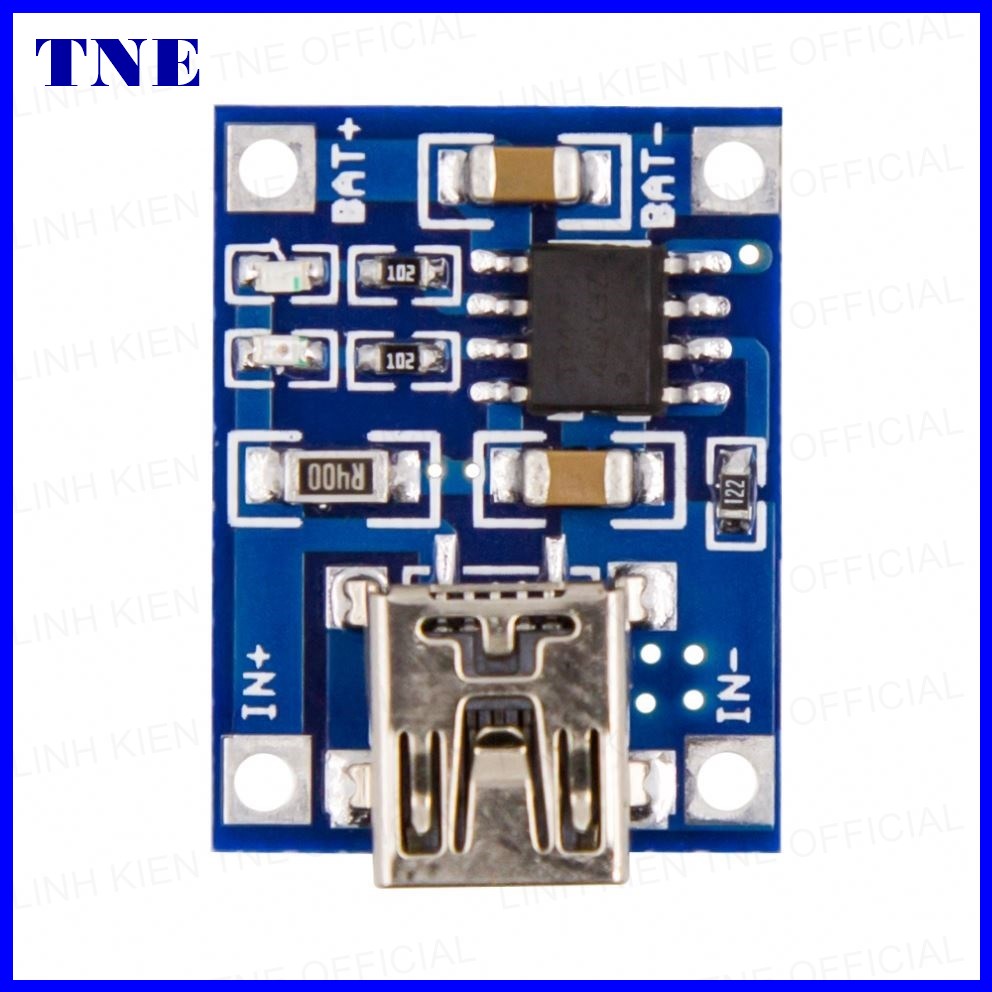 [HCM]Mạch sạc pin Lithium-Li-ion-18650 TP4056 1A mini
