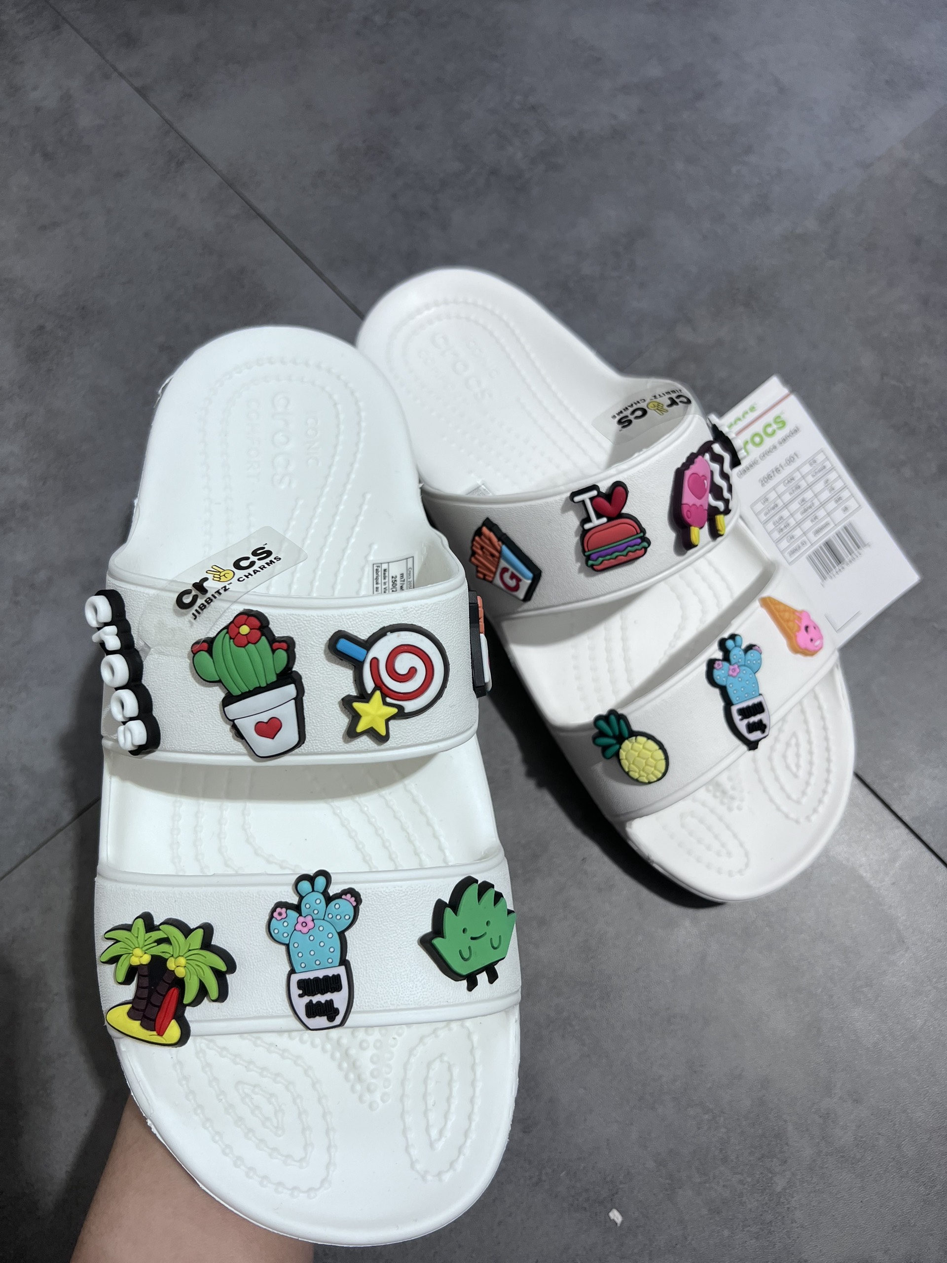 Dép cross 2 Quai tặng kèm 12 sticker