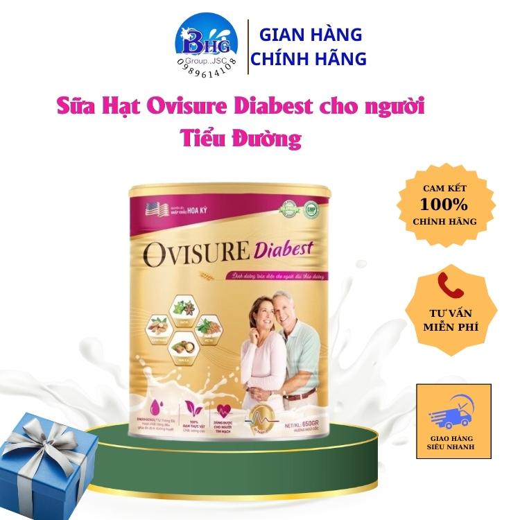 Sữa Hạt Tiểu Đường Ovisure Diabest 650g ( CAM KẾT HÀNG CHÍNH HÃNG )