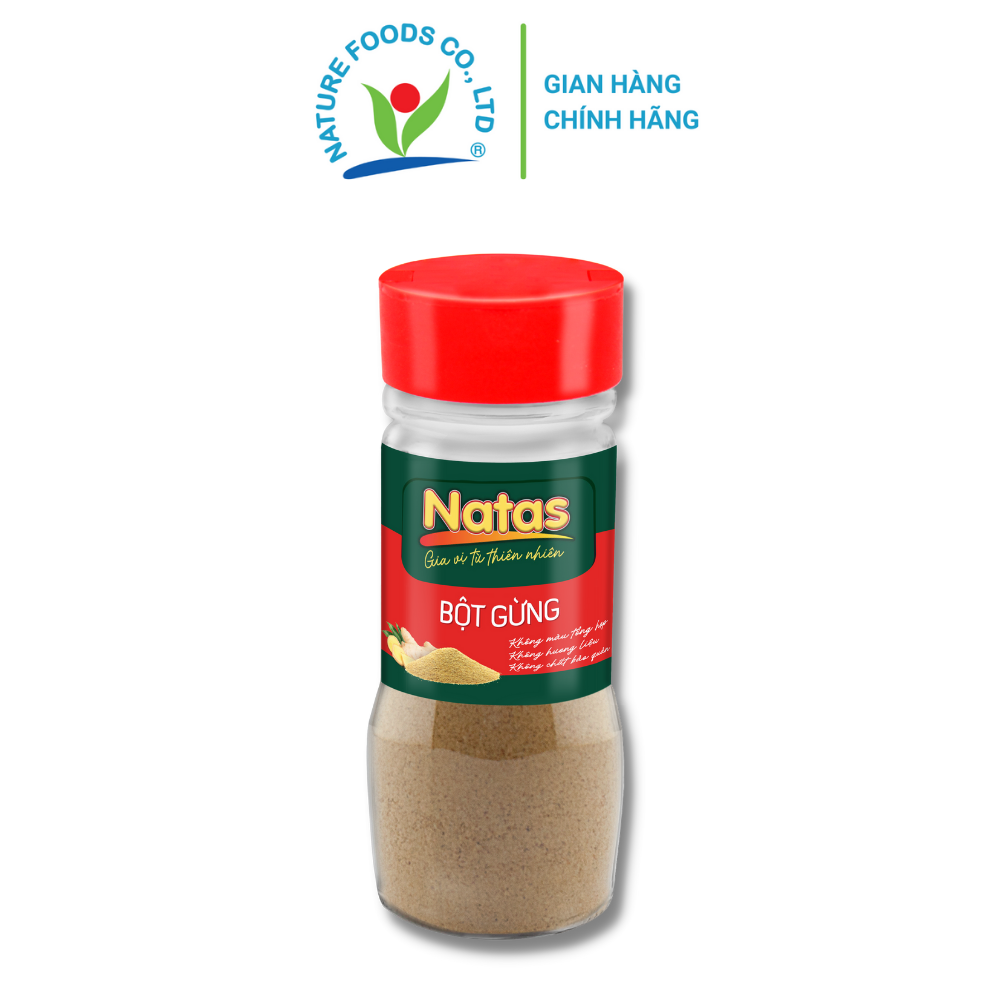 BỘT GỪNG NATAS gia vị tiện dụng (hũ 40g)