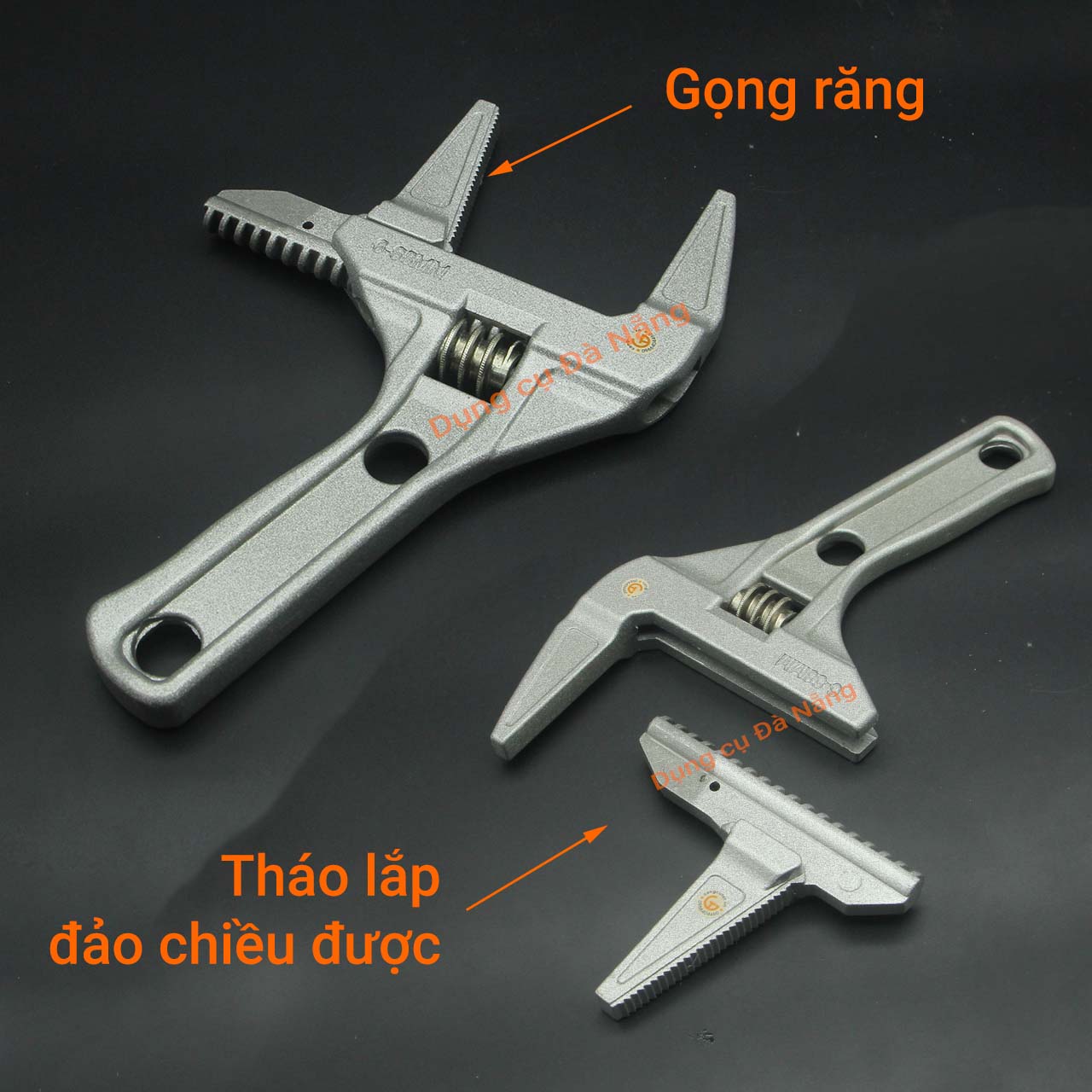 Mỏ lết lớn, mỏ lết phòng tắm gọng răng đảo chiều