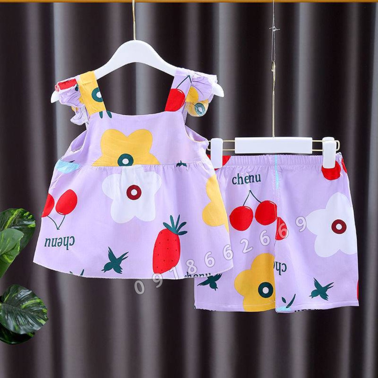 Bộ lanh cộc bé gái dành cho bé 5 -20 kg (lanh baby)