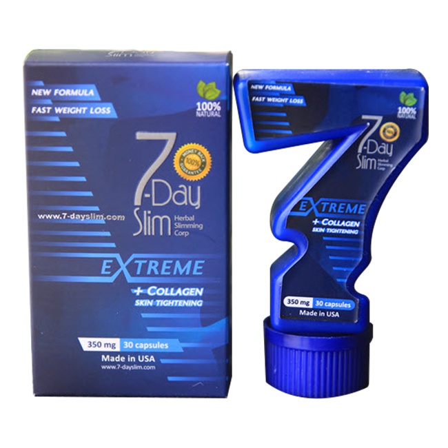 Thực Phẩm Giảm Cân 7-Day Slim Extreme Formula USA