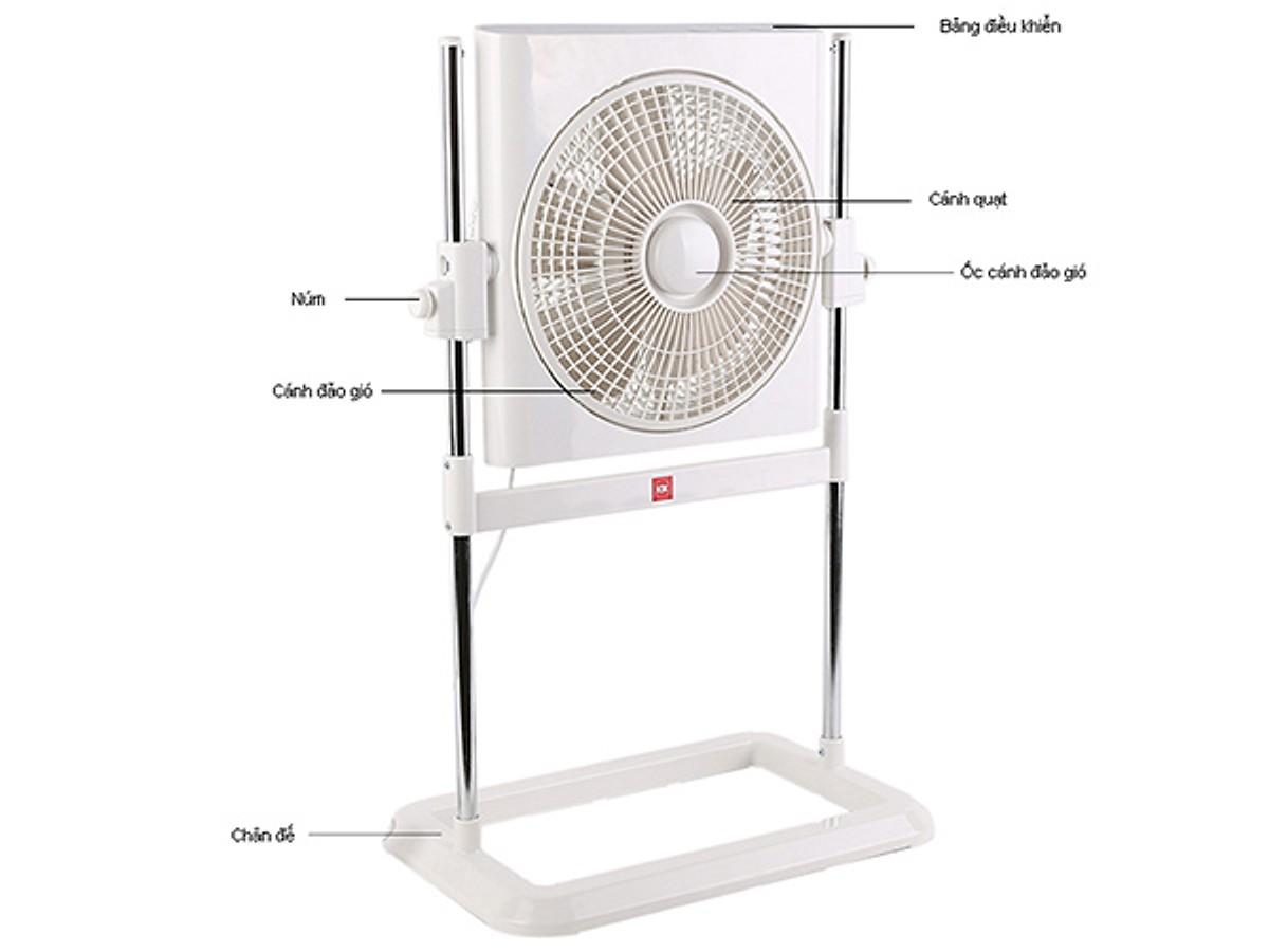 [GIAO TẠI HCM] -  Quạt Hộp KDK SS30X -Xám Bạc