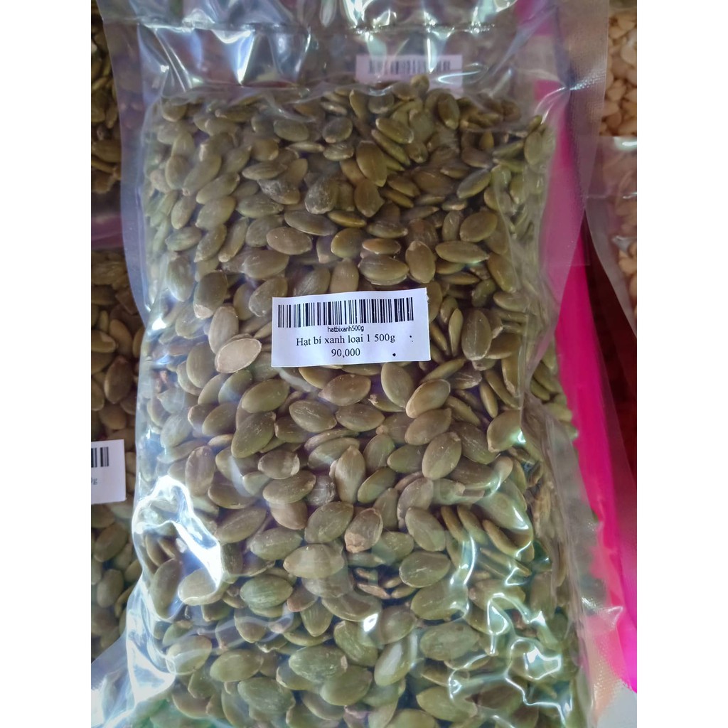 Hạt bí xanh tách vỏ looại 1 500g