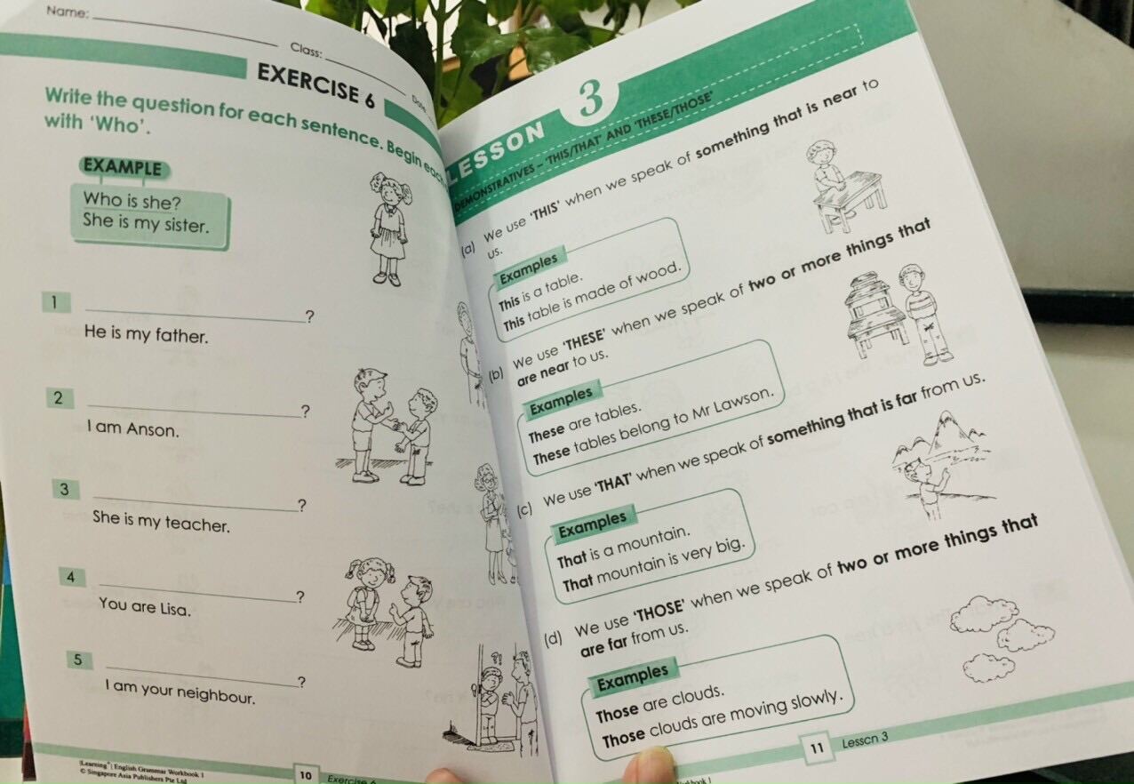 Sách Tiếng Anh Learning Grammar 1-6 (6 quyển)
