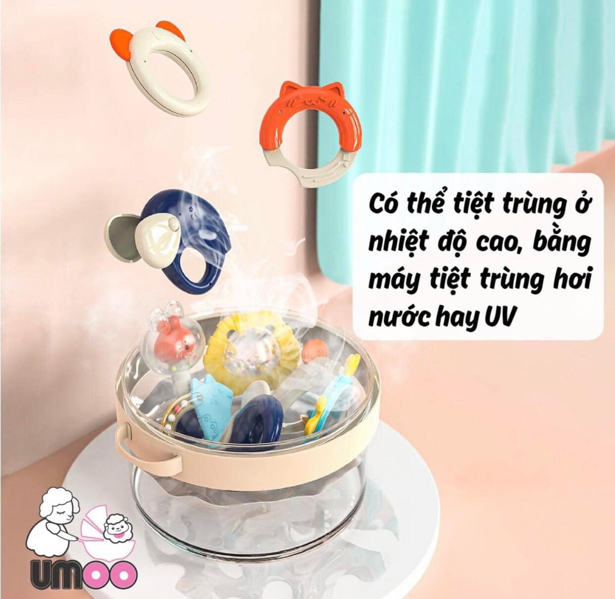 Hộp xúc xắc đèn nhạc Umoo