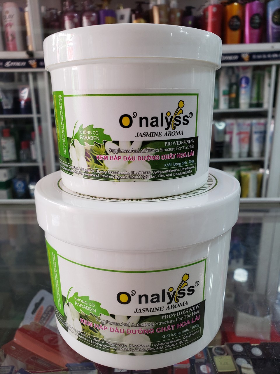 [HCM]Kem hấp dầu dưỡng chất hoa lài Onalyss 500g