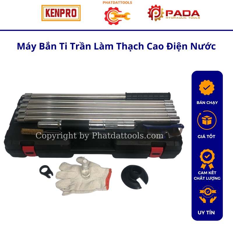Máy bắn ti trần làm thạch cao,điện nước,điều hòa,báo cháy