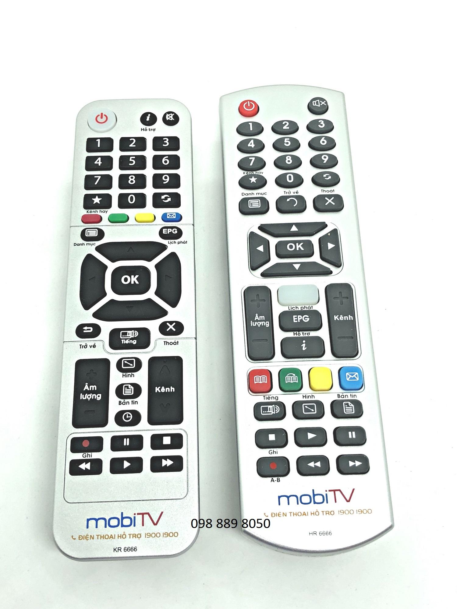Điều Khiển Đầu Thu MOBITV Màu Nâu