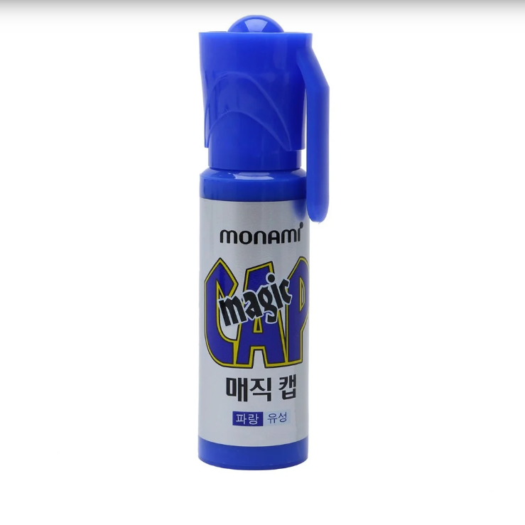 Lẻ 1 Cây Bút Lông Dầu Monami Magic CAP-Mực Xanh/Đỏ/Đen