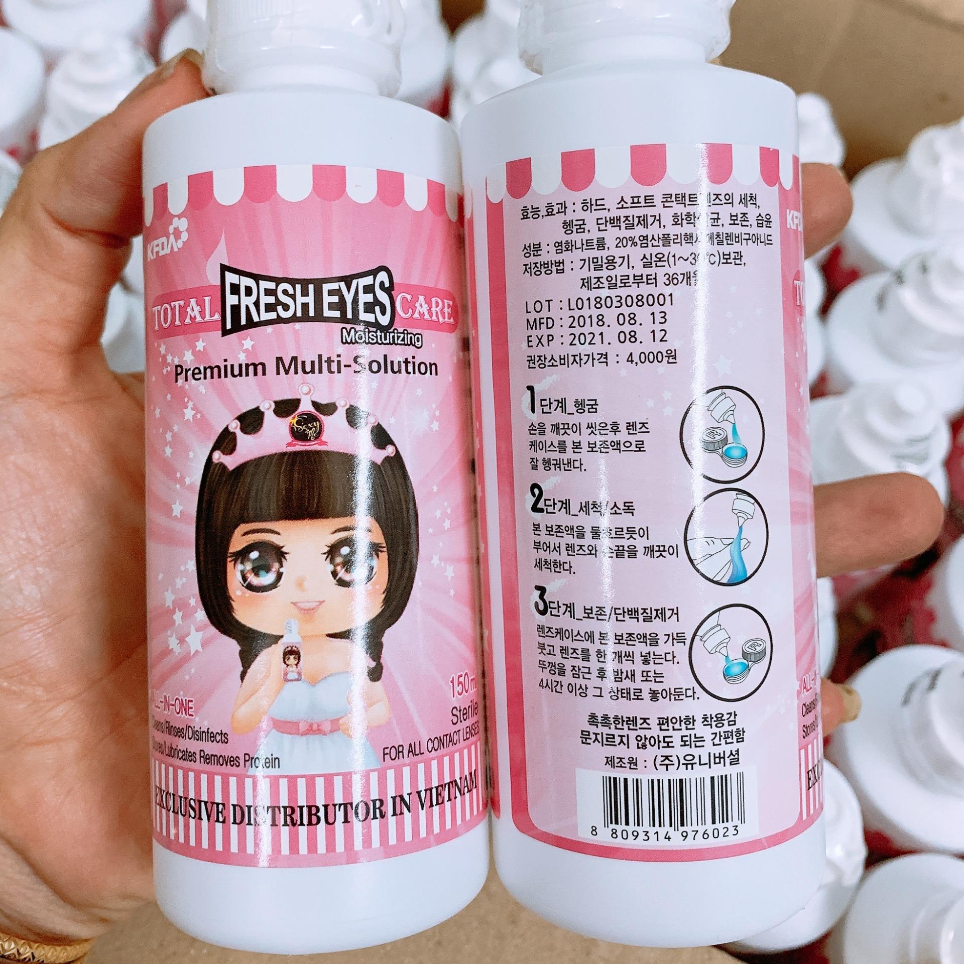 Nước ngâm lens dành cho mắt nhạy cảm
