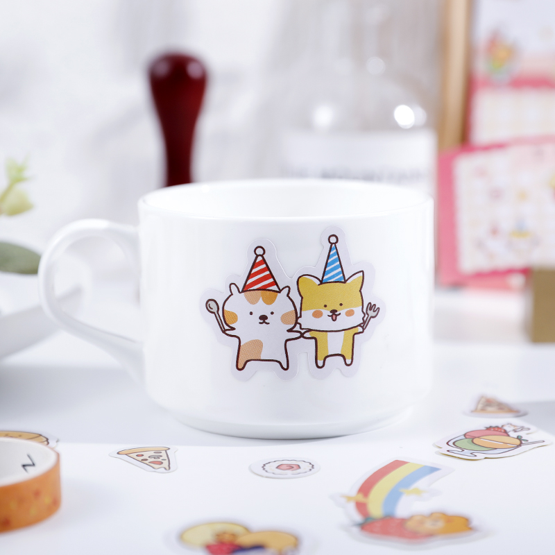 Set 40 Sticker Chủ Đề Vui Nhộn Trang Trí Planner - Case Sover