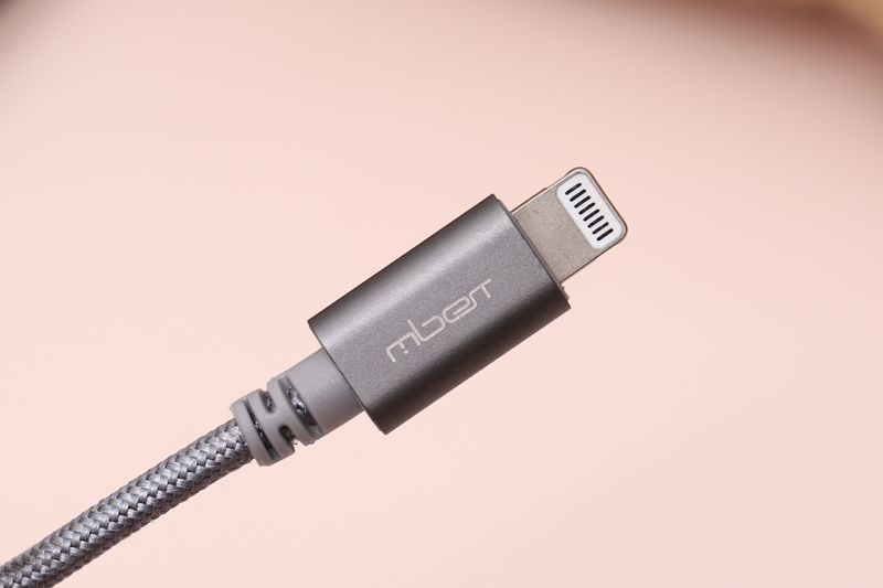 [HCM]Cáp Lightning MFI 1 m Mbest DS28-WB Xám