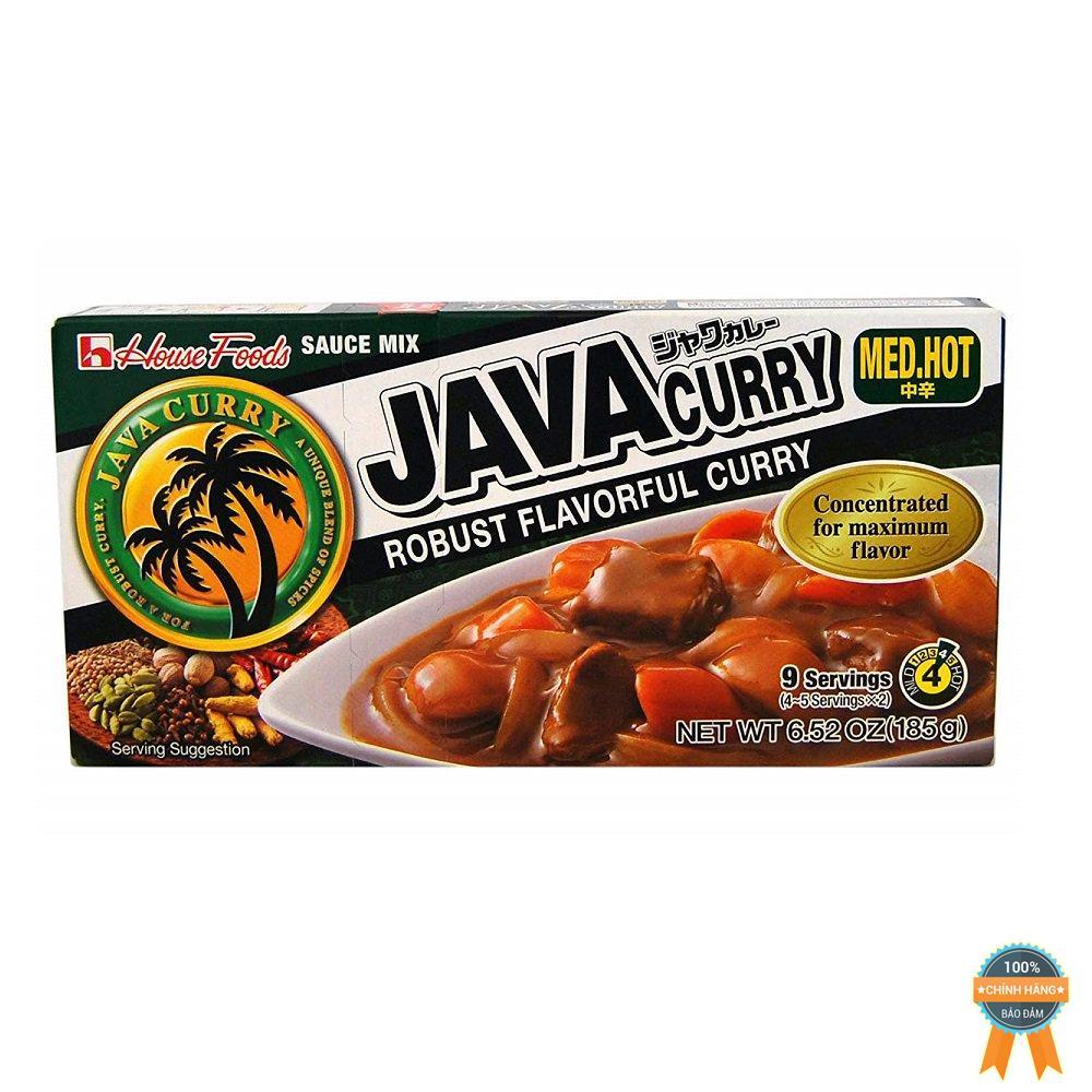 Viên Xốt Cà Ri Cô Đặc Vị Cay Java House Foods 185g