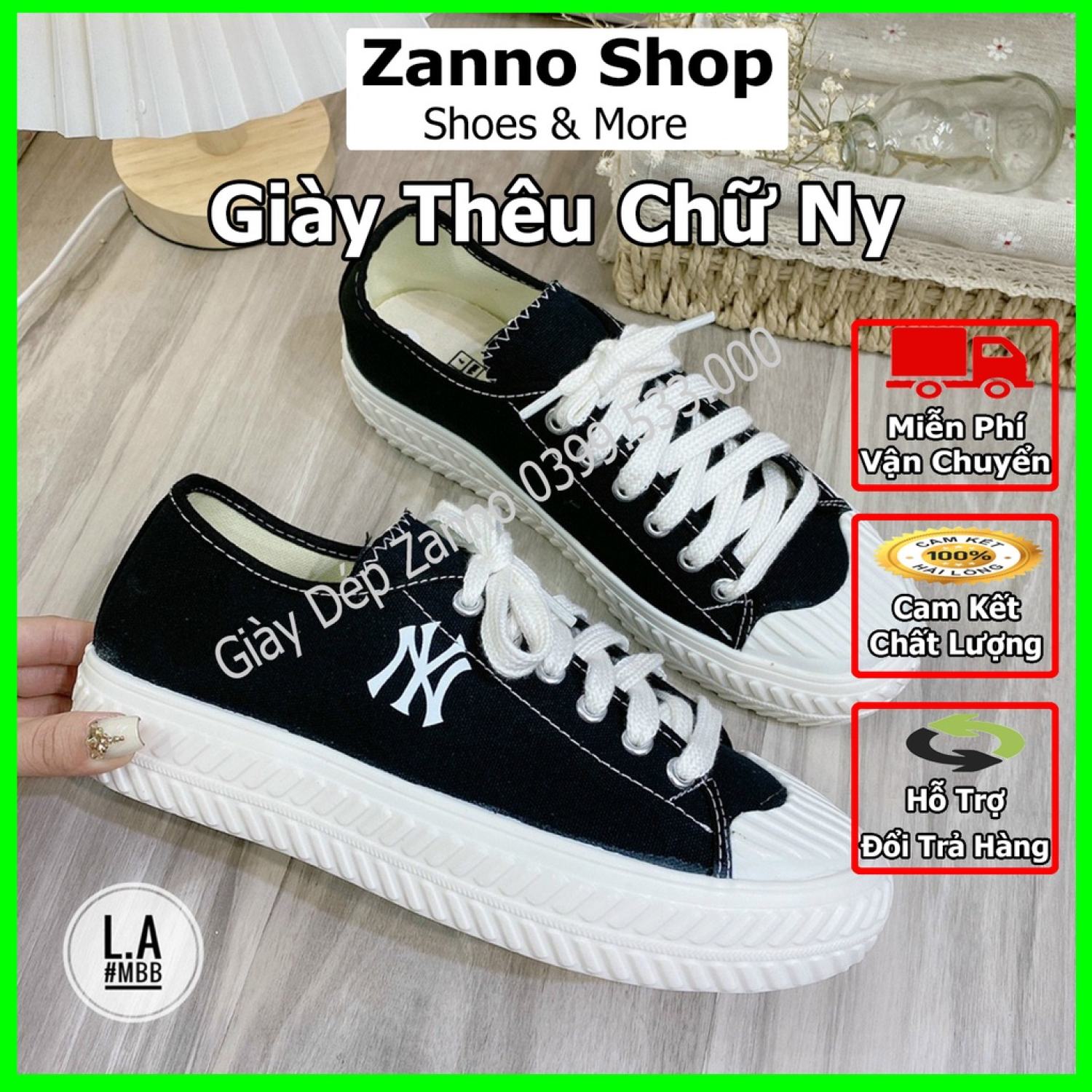 Giày Thể Thao Nữ Ny Đen cá tính đủ size 35 - 40 (ảnh,video thật)