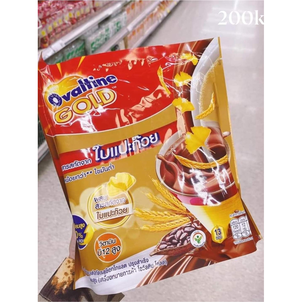 01 Gói Ovaltine Gold Thailand (30 Gram x 12 Gói Nhỏ)