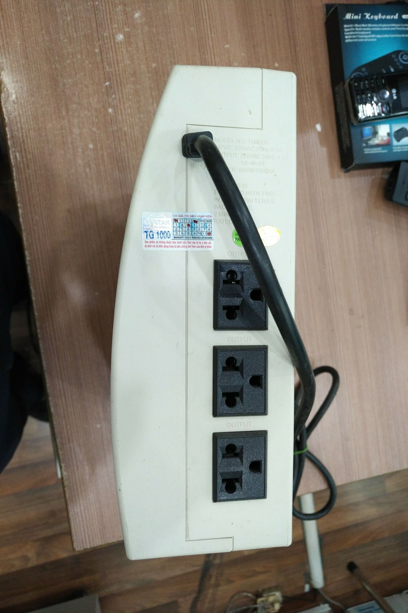 Ups santak 1kva 1000va - Lưu điện chưa có bình ắc quy