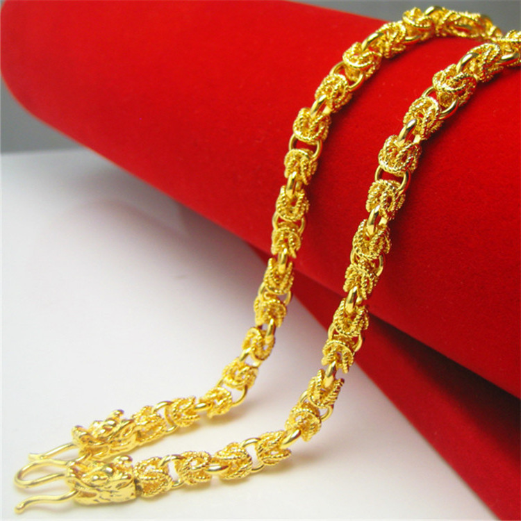 Dây chuyền nam rồng mạ 24K - S115