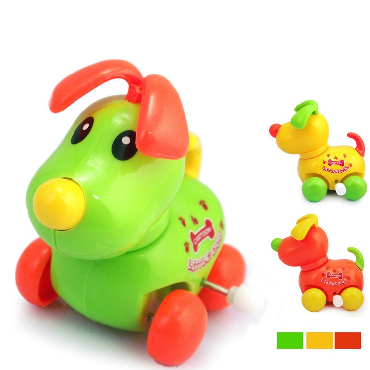 Đồ chơi thú chạy cót mini, động vật đáng yêu chạy dây cót cho bé