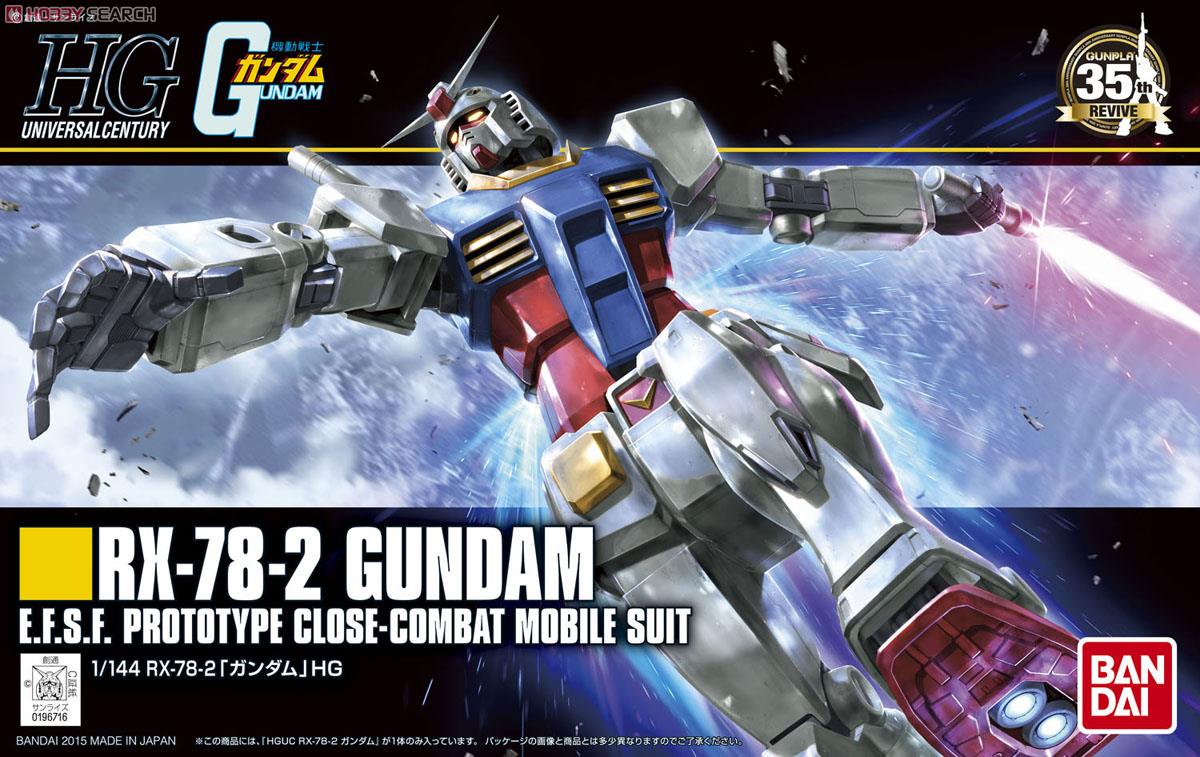 Mô hình Bandai HG 1/144 RX-78-2 Gundam (Gundam Model Kits)