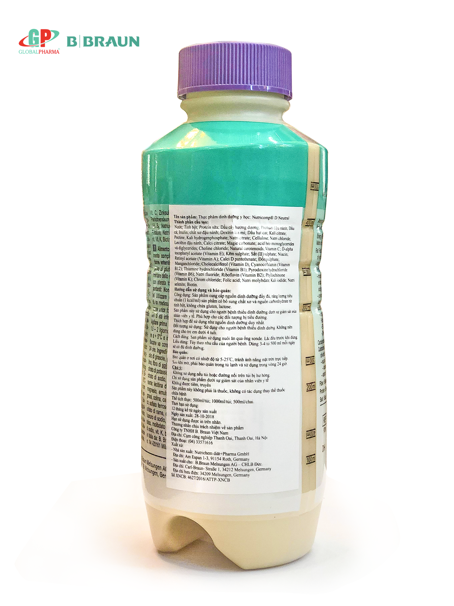 [HCM]Sữa dinh dưỡng Nutricomp® D 500ml (1 chai lẻ)