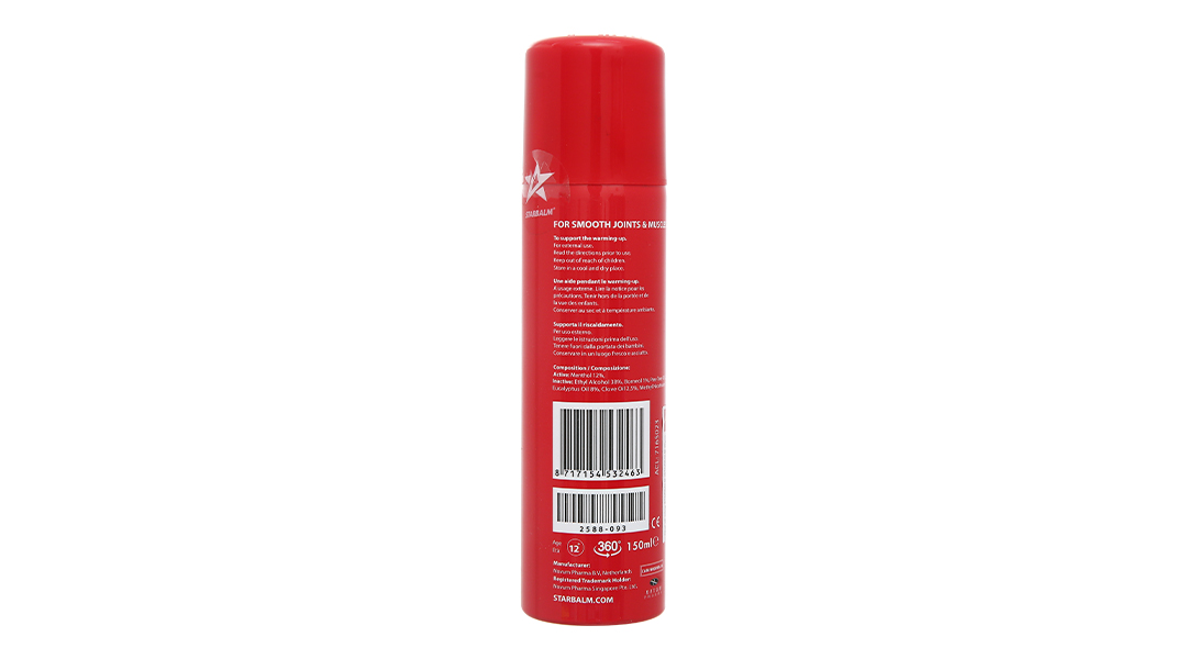 Chai Xịt Nóng Starbalm Warm Spray 150ml