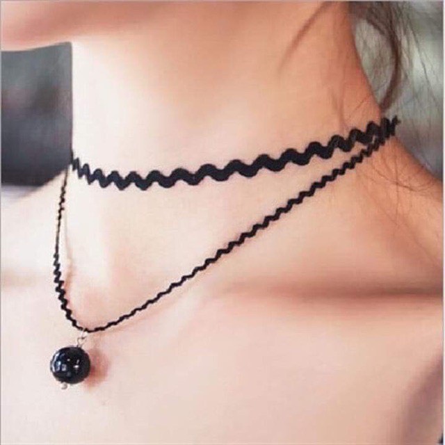 Set 12 Vòng Choker Cổ Tặng Dây Đeo