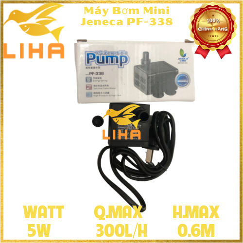 Máy Bơm Nước Jeneca PF-338 (5W-300L/H-0.6M) - Máy Bơm Nước Mini