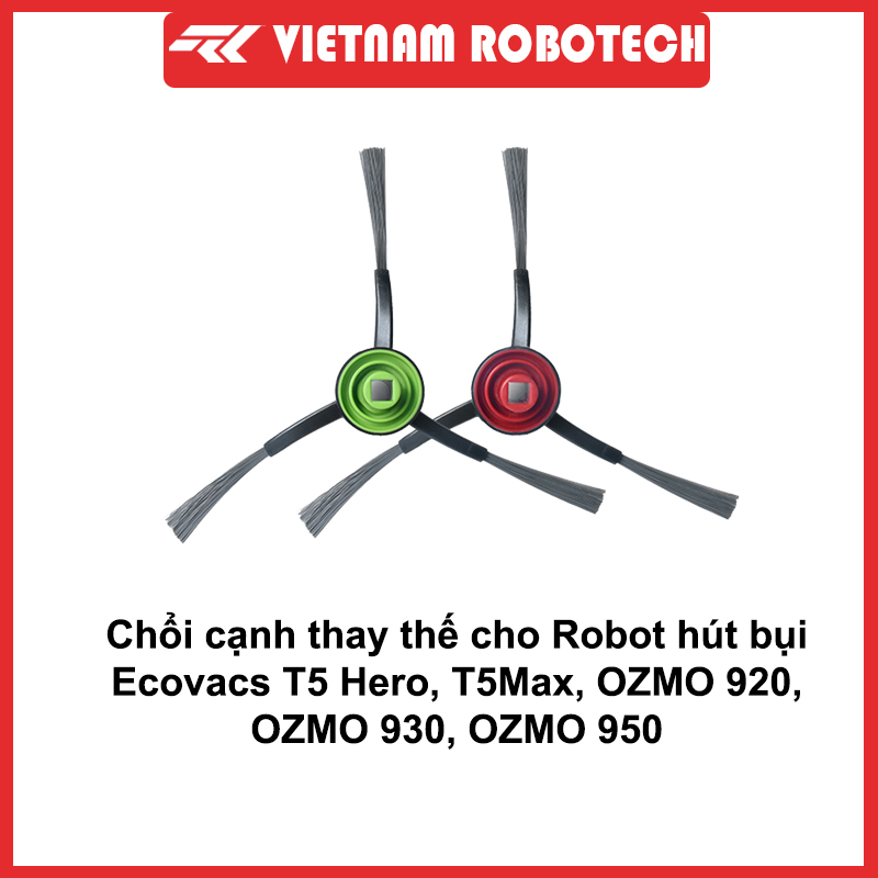 Chổi cạnh thay thế cho Robot hút bụi T5 Hero, T5 Max, T8 AIVI, T8 Max, Ozmo 920, Ozmo 930, Ozmo 950 - VIETNAMROBOTECH