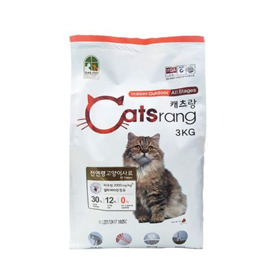 [HCM]Thức ăn mèo Catsrang 3kg - nhập Hàn Quốc