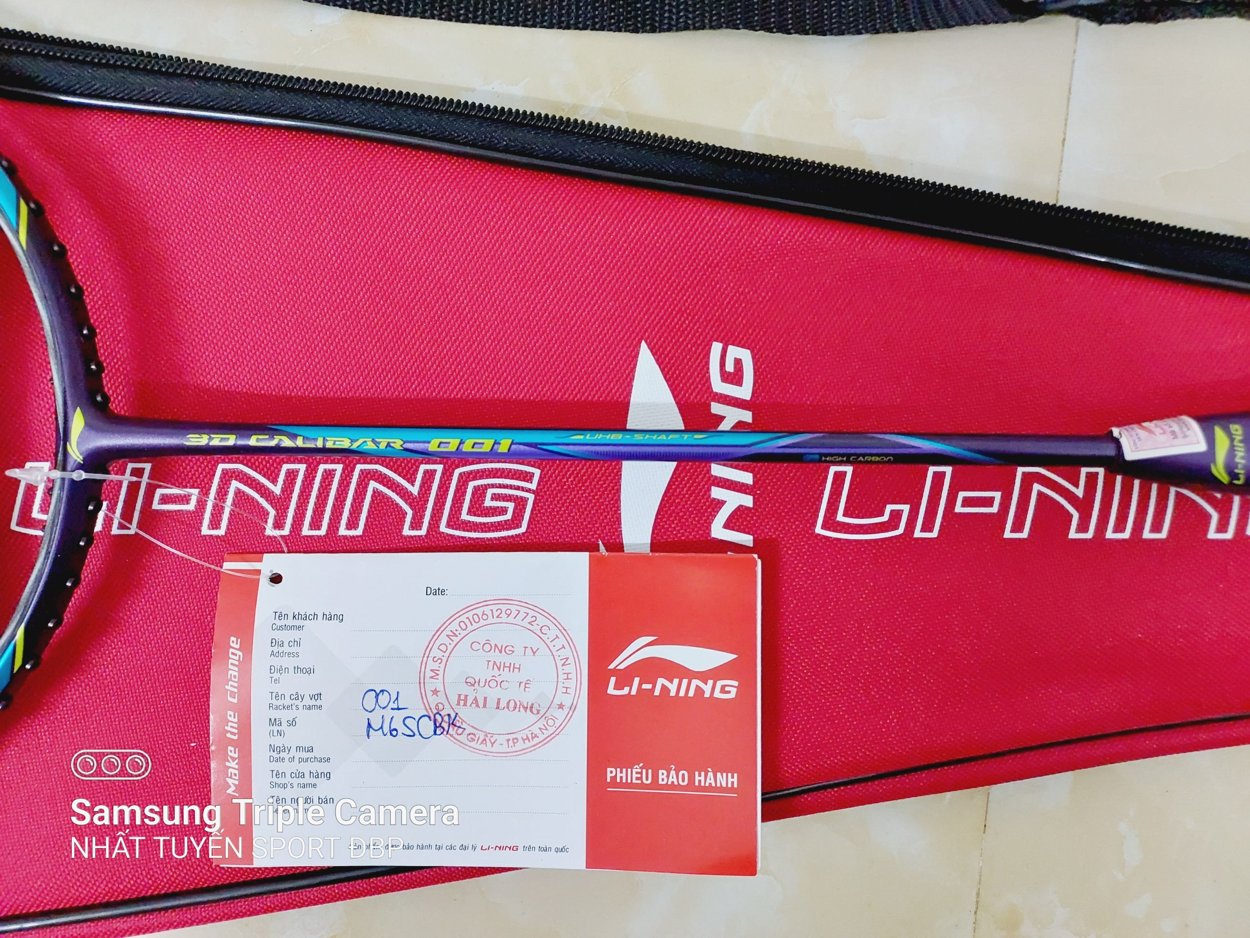 Vợt cầu lông Lining 3D Calibar 001 (Chính hãng)