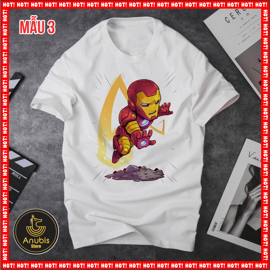[HCM][8 MẪU] ÁO THUN MARVEL CHIBI SIÊU CUTE