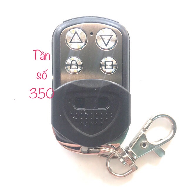 Remote tần số 350 học lệnh điều khiển cửa cuốn chống nước
