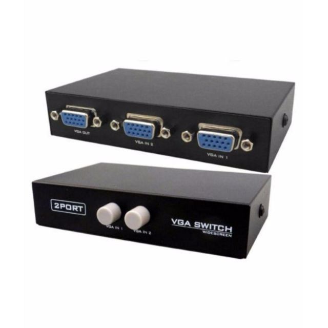 Hub Chia 1 CPU ra 2 VGA (200MHz) , (không nút)
