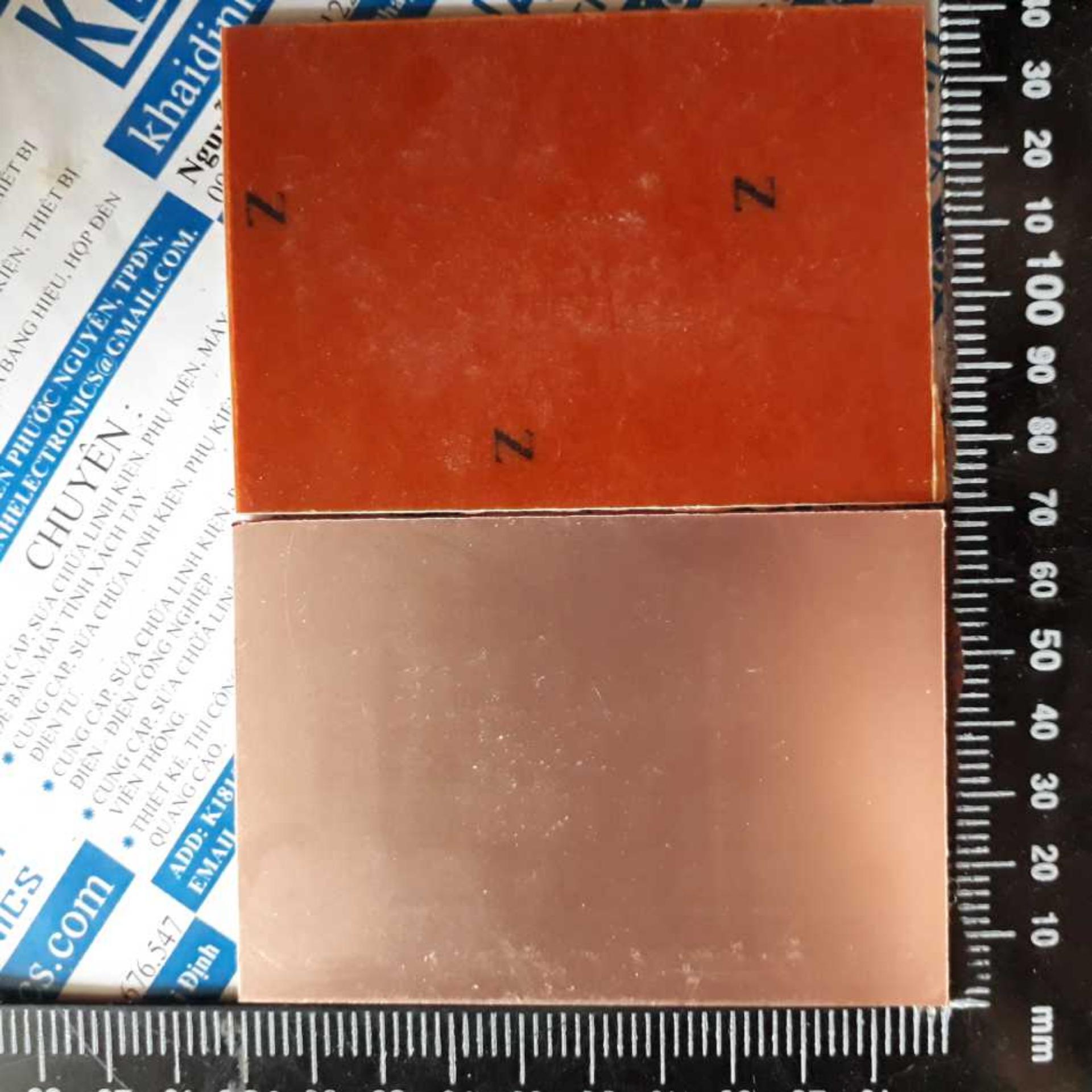 5 cái board đồng, phíp đồng 1 mặt, 1.5mm, 7*10cm kde2256