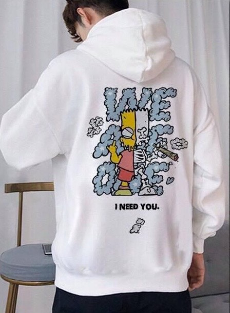 ÁO KHOÁC HOODIE CHẤT LIỆU VẢI NỈ FROM RỘNG PHONG CÁCH HÀN QUỐC