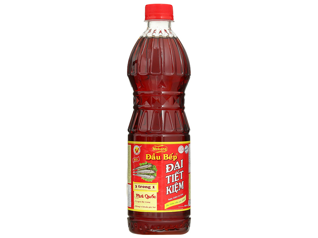( Combo 4 chai) Nước mắm Đầu Bếp chai 800ml